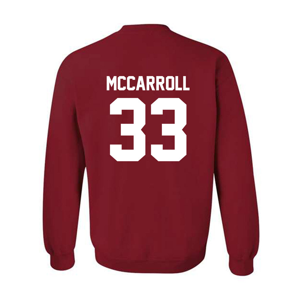 Arkansas - NCAA Women's Volleyball : Maggie McCarroll - Classic Shersey Crewneck Sweatshirt-1