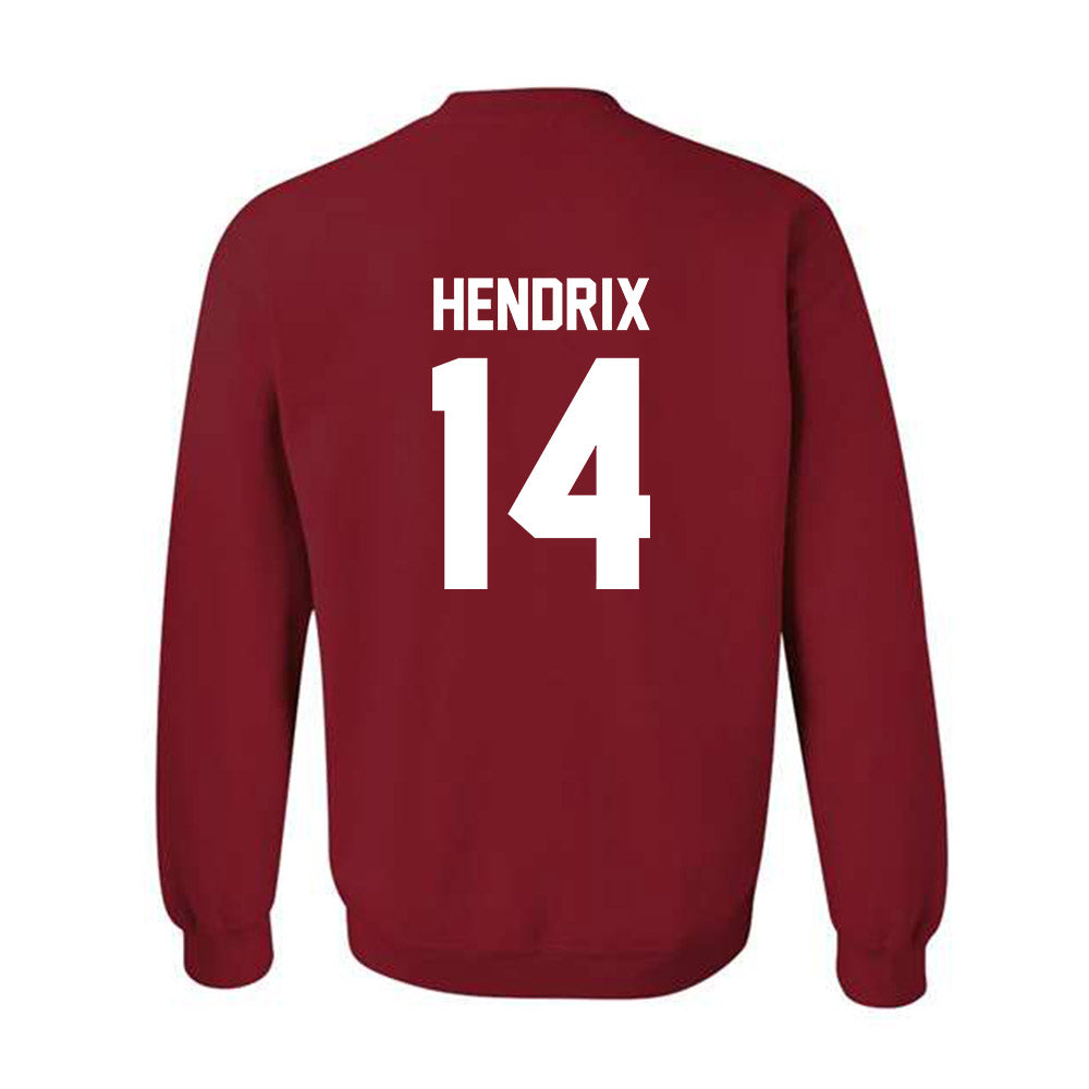 Arkansas - NCAA Football : Hank Hendrix - Classic Shersey Crewneck Sweatshirt-1