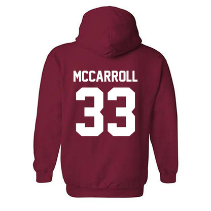 Arkansas - NCAA Women's Volleyball : Maggie McCarroll - Classic Shersey Hooded Sweatshirt-1