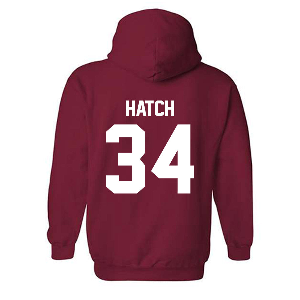 Arkansas - NCAA Football : Jathan Hatch - Classic Shersey Hooded Sweatshirt-1