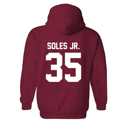 Arkansas - NCAA Football : Steven Soles Jr. - Classic Shersey Hooded Sweatshirt-1
