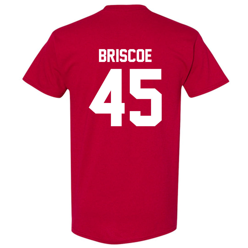 Arkansas - NCAA Baseball : Tye Briscoe - Classic Shersey T-Shirt-1