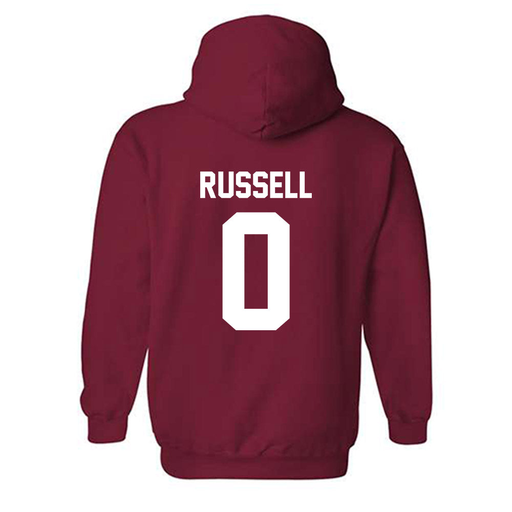 Arkansas - NCAA Football : Braylen Russell - Classic Shersey Hooded Sweatshirt-1