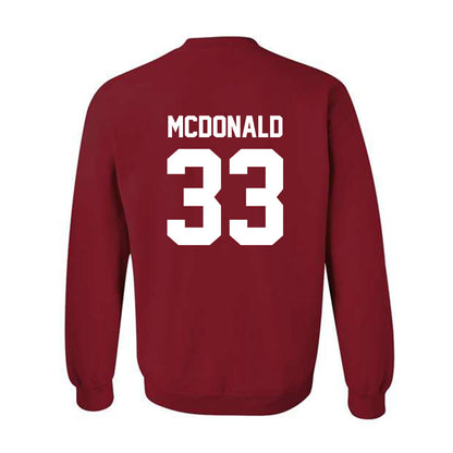 Arkansas - NCAA Women's Soccer : Madden McDonald - Classic Shersey Crewneck Sweatshirt-1