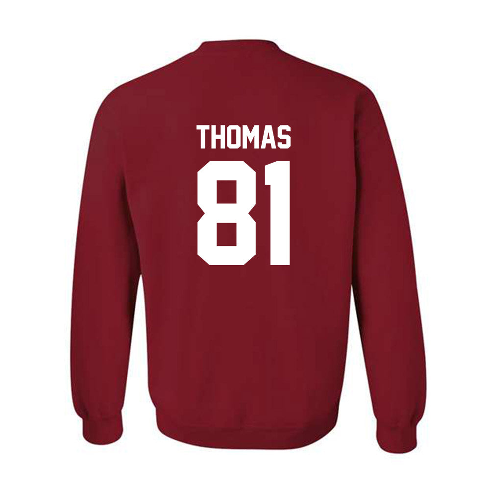 Arkansas - NCAA Football : Dai'Shaun Thomas - Classic Shersey Crewneck Sweatshirt-1