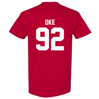 Arkansas - NCAA Football : David Oke - Classic Shersey T-Shirt-1