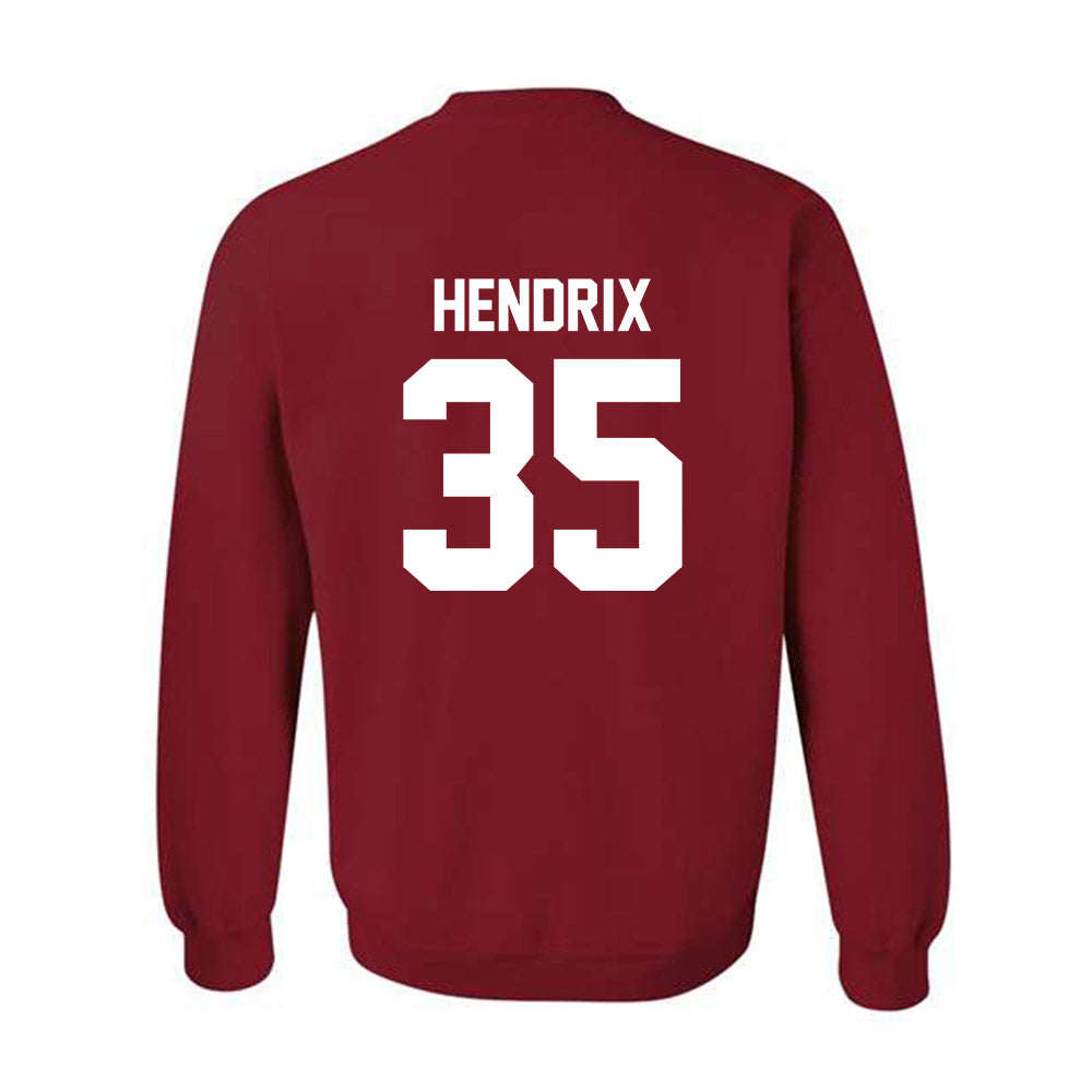 Arkansas - NCAA Football : Hutson Hendrix - Classic Shersey Crewneck Sweatshirt-1