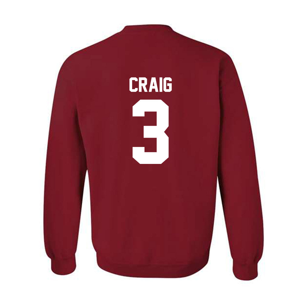 Arkansas - NCAA Women's Soccer : Nuria Craig - Classic Shersey Crewneck Sweatshirt-1