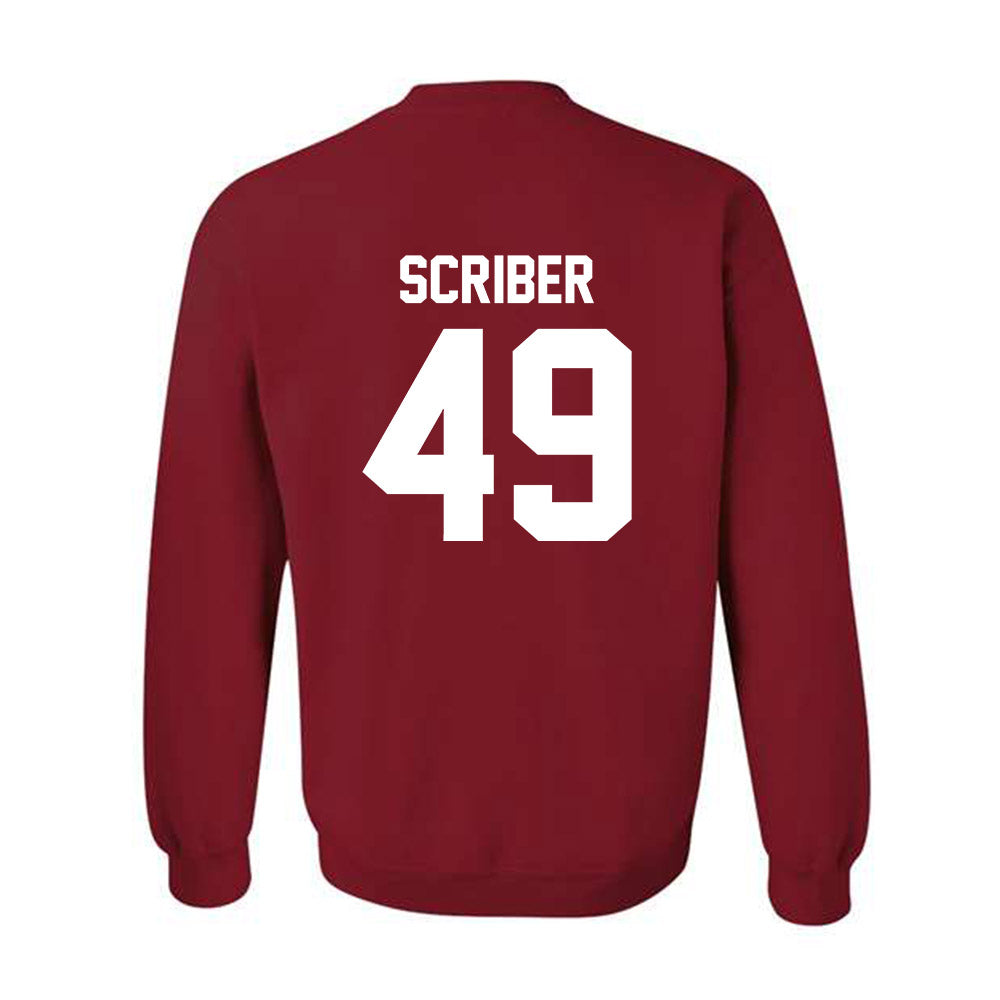 Arkansas - NCAA Football : Braxton Scriber - Classic Shersey Crewneck Sweatshirt-1