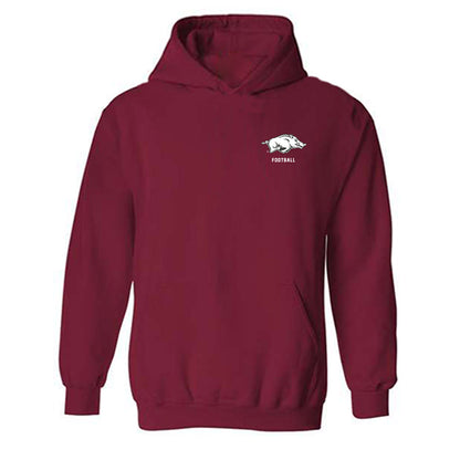 Arkansas - NCAA Football : Braylen Russell - Classic Shersey Hooded Sweatshirt-0