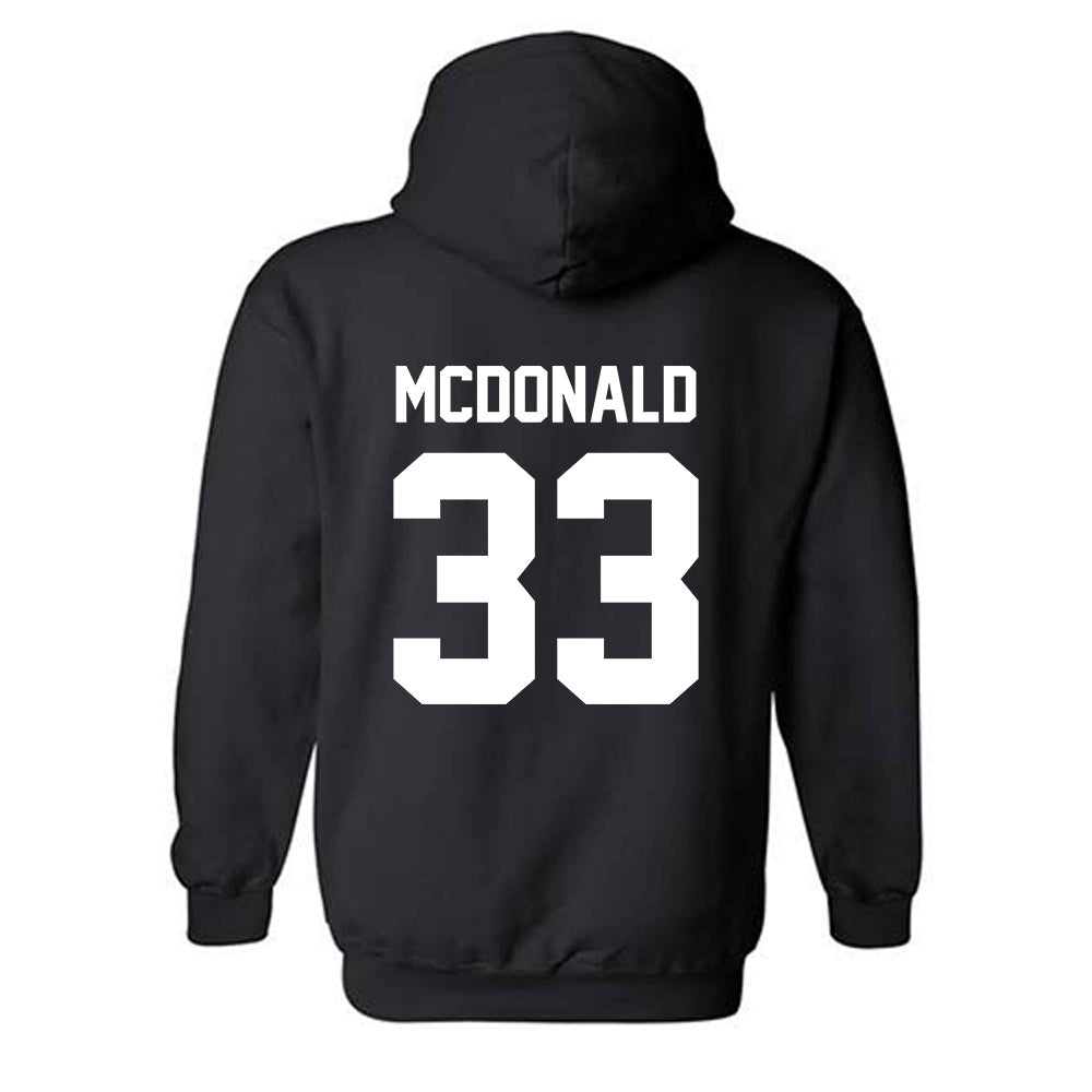 Arkansas - NCAA Women's Soccer : Madden McDonald - Generic Shersey Hooded Sweatshirt-1