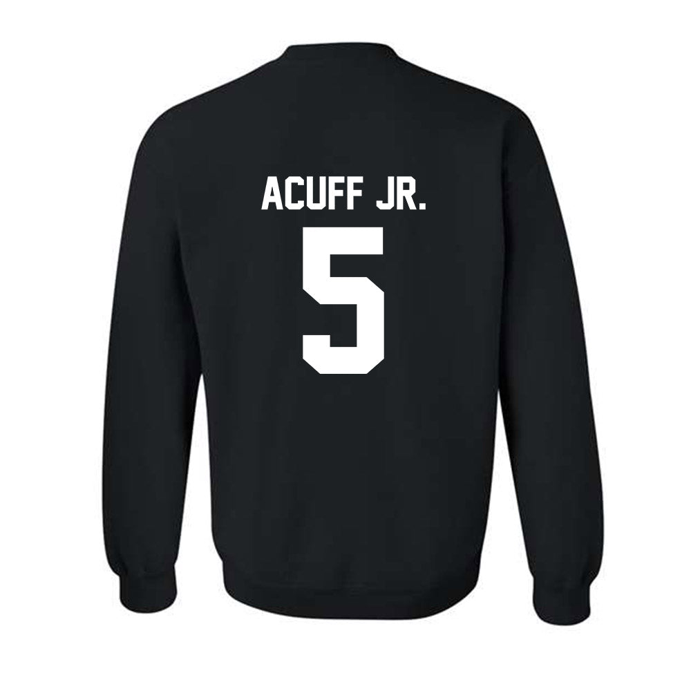 Arkansas - NCAA Men's Basketball : Darius Acuff Jr. - Generic Shersey Crewneck Sweatshirt-1