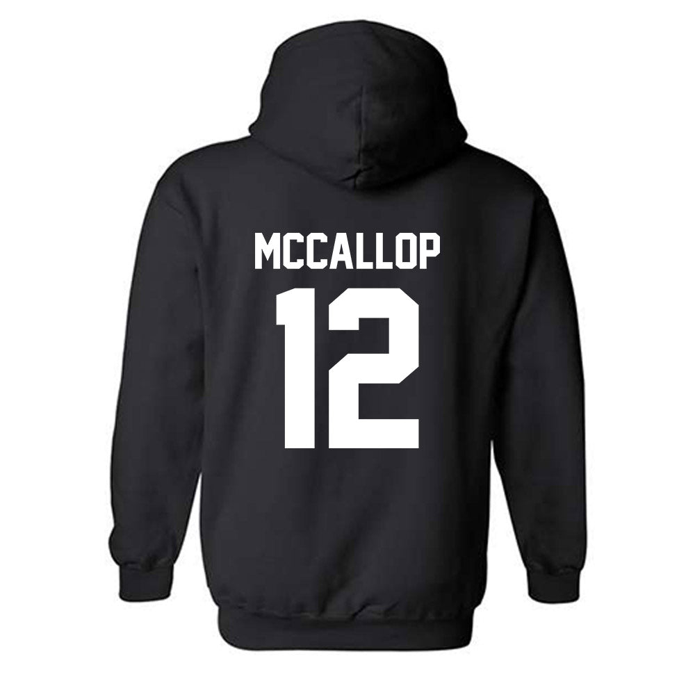 Arkansas - NCAA Women's Basketball : Grace McCallop - Generic Shersey Hooded Sweatshirt-1