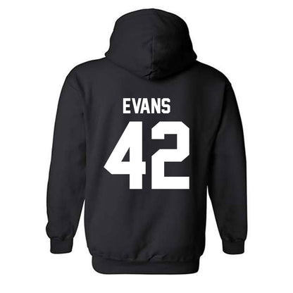 Arkansas - NCAA Football : Jeremy Evans - Generic Shersey Hooded Sweatshirt-1