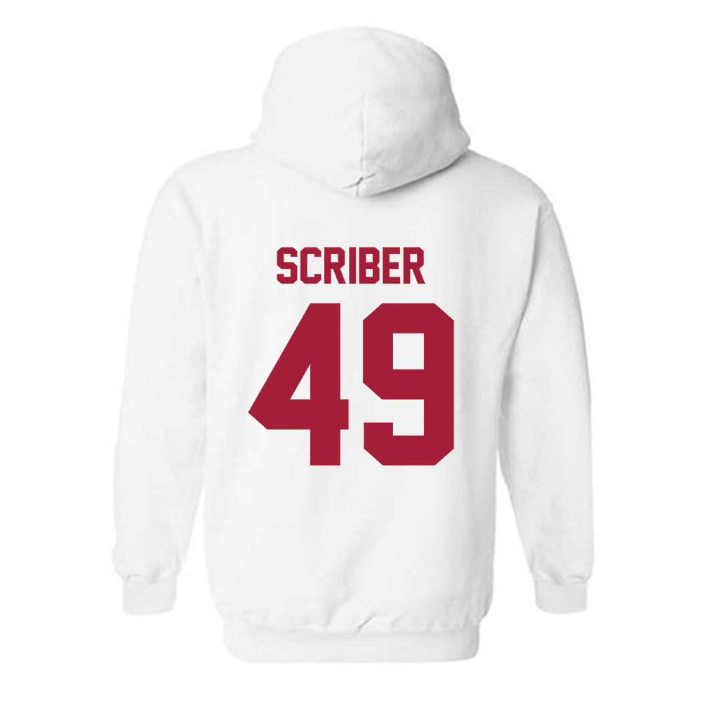 Arkansas - NCAA Football : Braxton Scriber - Generic Shersey Hooded Sweatshirt-1