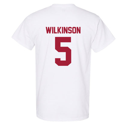 Arkansas - NCAA Men's Basketball : Jeremiah Wilkinson - Generic Shersey T-Shirt-1