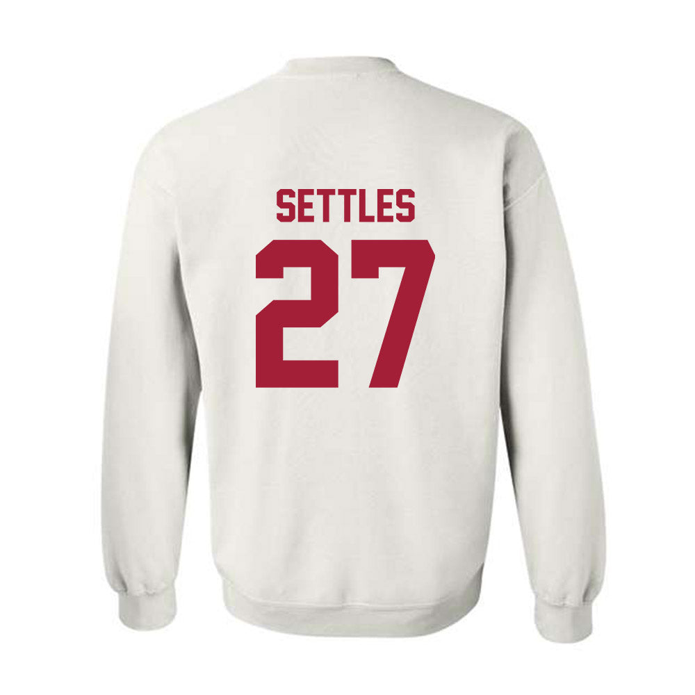 Arkansas - NCAA Football : Cameron Settles - Generic Shersey Crewneck Sweatshirt-1