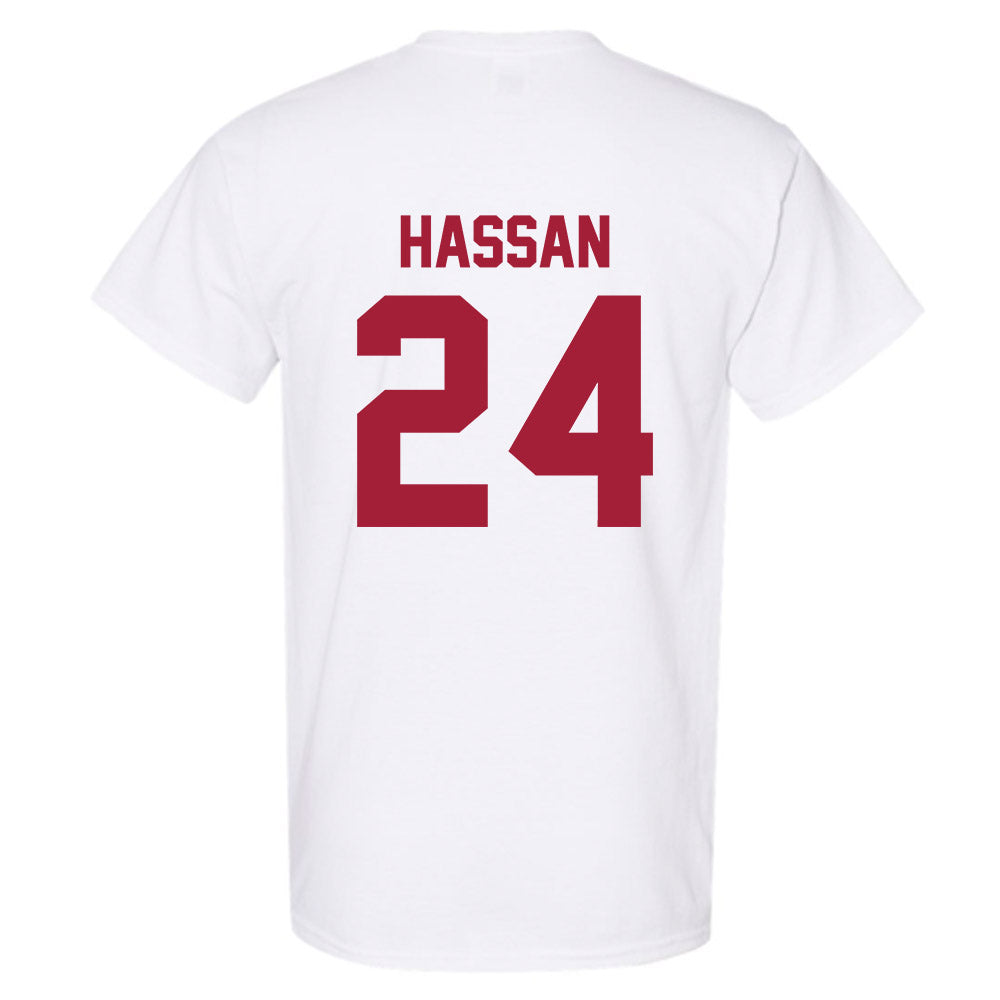 Arkansas - NCAA Women's Basketball : Aisha Hassan - Generic Shersey T-Shirt-1