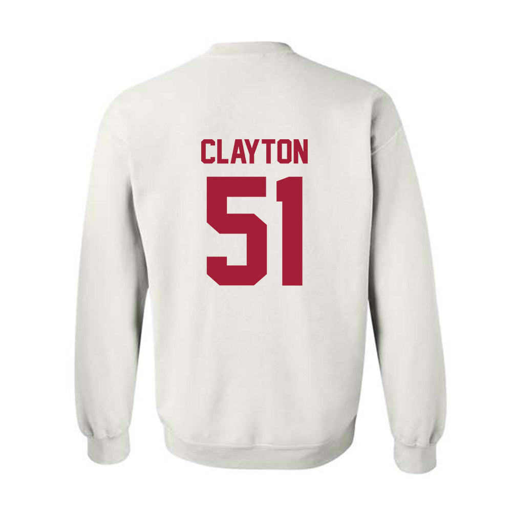 Arkansas - NCAA Football : Carey Clayton - Generic Shersey Crewneck Sweatshirt-1