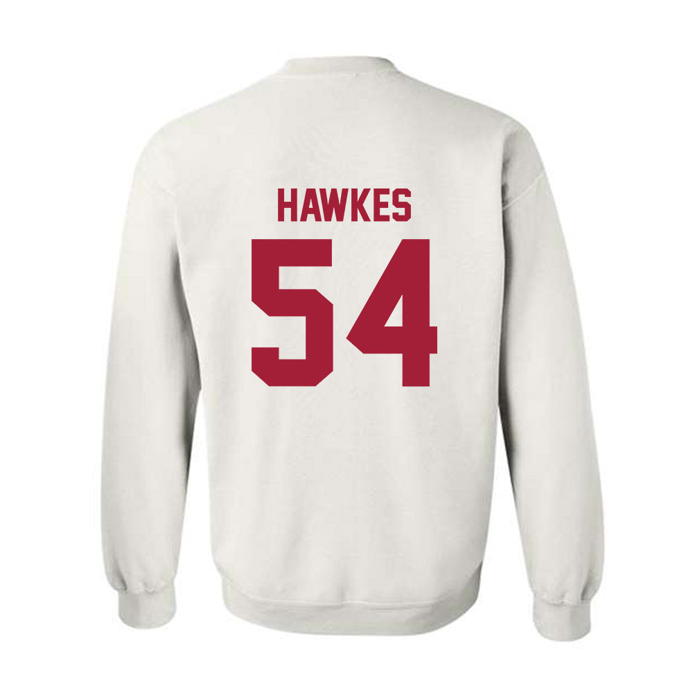 Arkansas - NCAA Football : Adam Hawkes - Generic Shersey Crewneck Sweatshirt-1