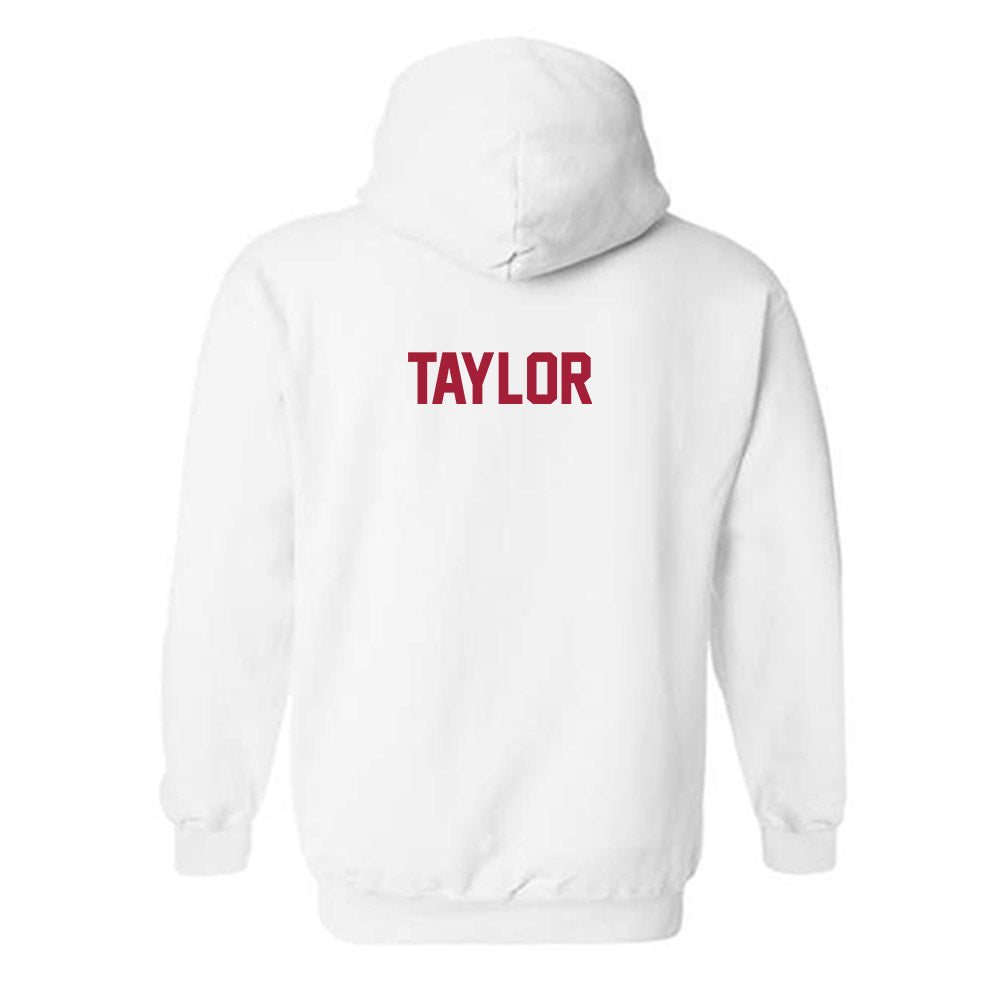 Arkansas - NCAA Men's Track & Field : Tyrice Taylor - Generic Shersey Hooded Sweatshirt-1