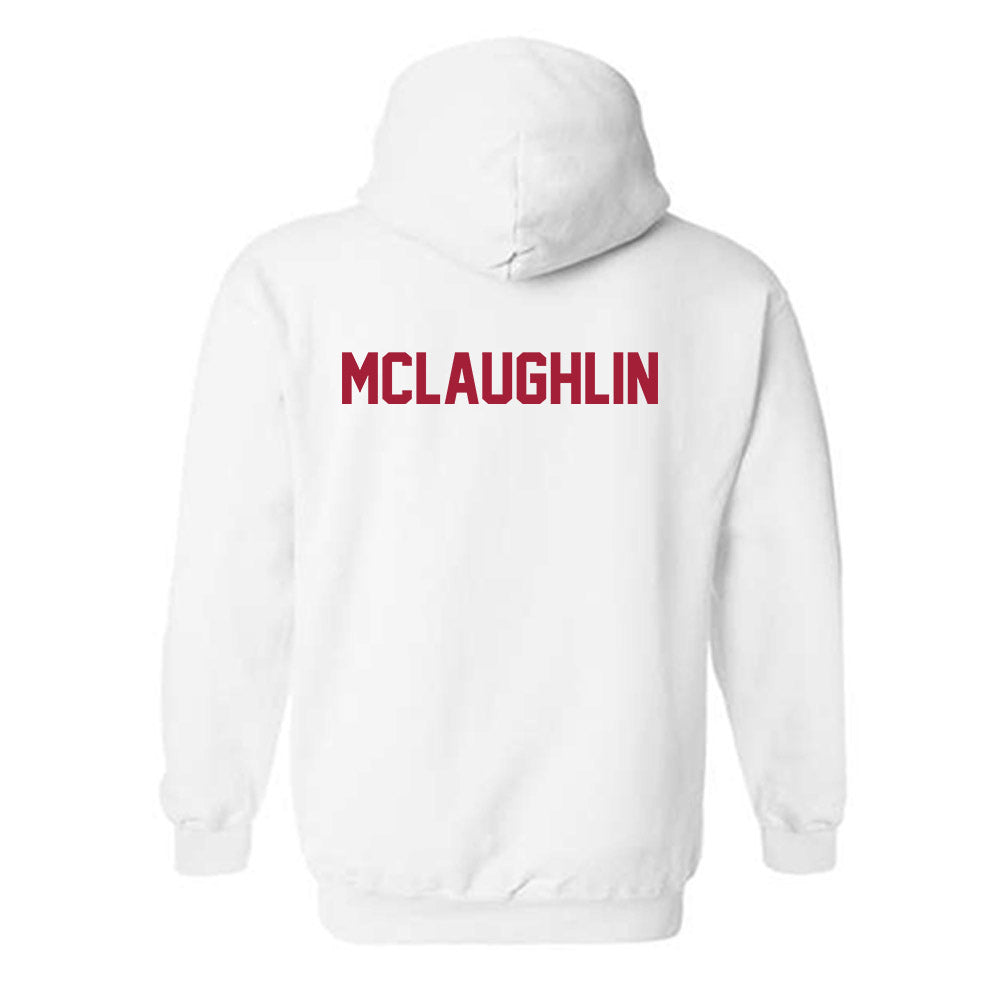 Arkansas - NCAA Men's Golf : Jackson McLaughlin - Generic Shersey Hooded Sweatshirt-1