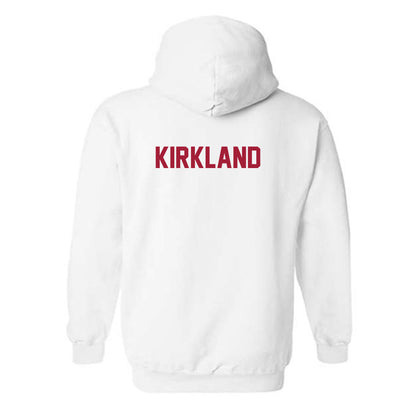 Arkansas - NCAA Women's Cross Country : Morgan Kirkland - Generic Shersey Hooded Sweatshirt-1
