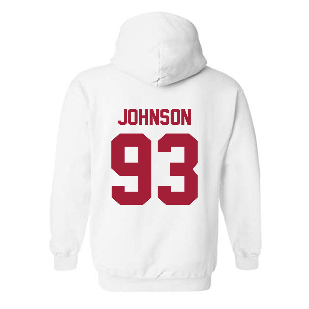 Arkansas - NCAA Football : Keiundre Johnson - Generic Shersey Hooded Sweatshirt-1