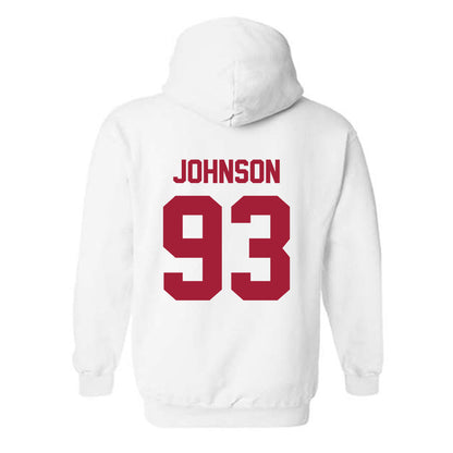 Arkansas - NCAA Football : Keiundre Johnson - Generic Shersey Hooded Sweatshirt-1