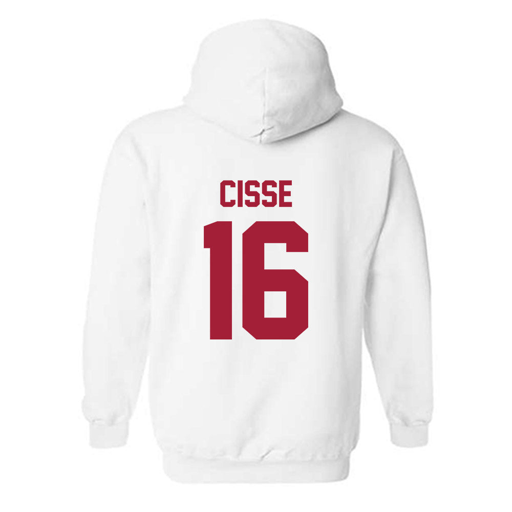Arkansas - NCAA Football : Ismael Cisse - Generic Shersey Hooded Sweatshirt-1
