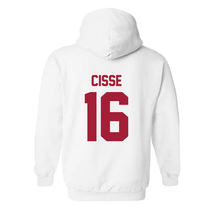 Arkansas - NCAA Football : Ismael Cisse - Generic Shersey Hooded Sweatshirt-1