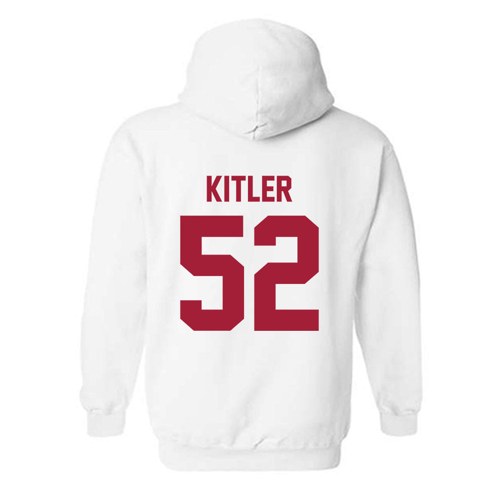Arkansas - NCAA Football : Caden Kitler - Generic Shersey Hooded Sweatshirt-1