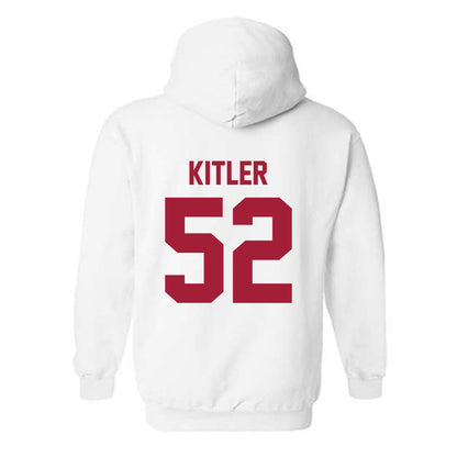 Arkansas - NCAA Football : Caden Kitler - Generic Shersey Hooded Sweatshirt-1