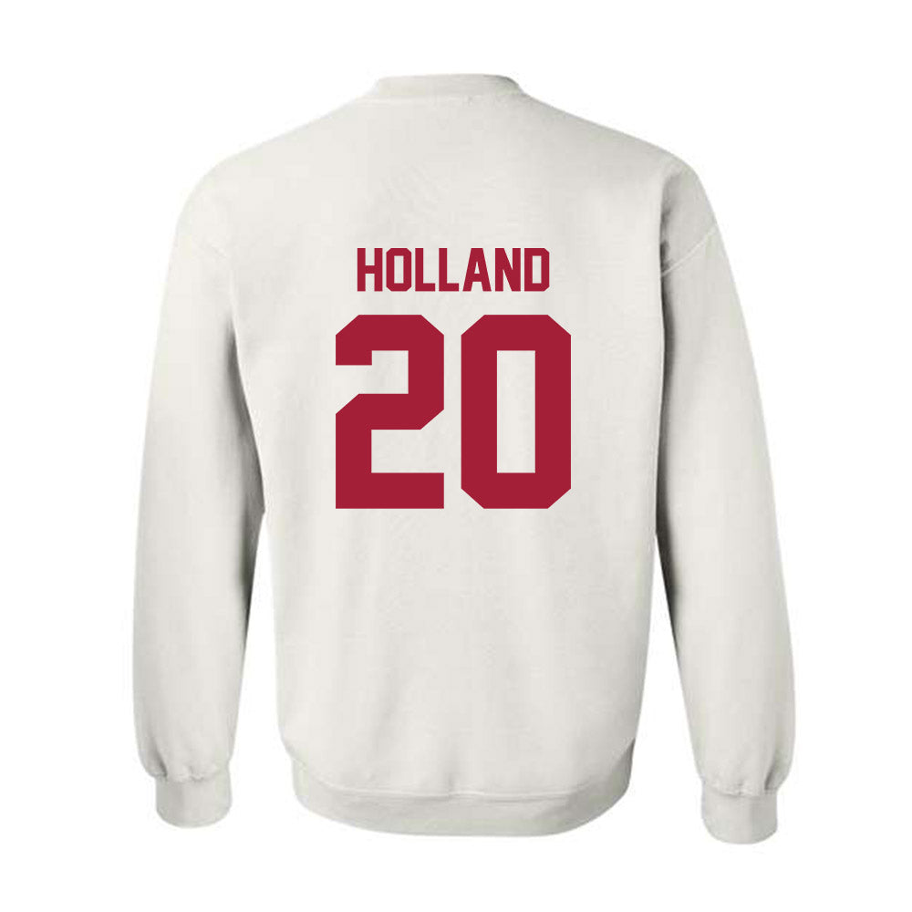 Arkansas - NCAA Baseball : Max Holland - Generic Shersey Crewneck Sweatshirt-1