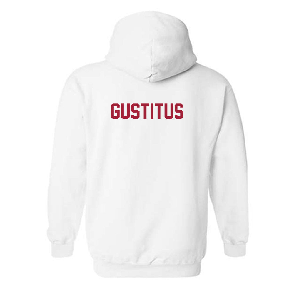 Arkansas - NCAA Women's Gymnastics : Madison Gustitus - Generic Shersey Hooded Sweatshirt-1
