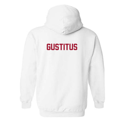 Arkansas - NCAA Women's Gymnastics : Madison Gustitus - Generic Shersey Hooded Sweatshirt-1