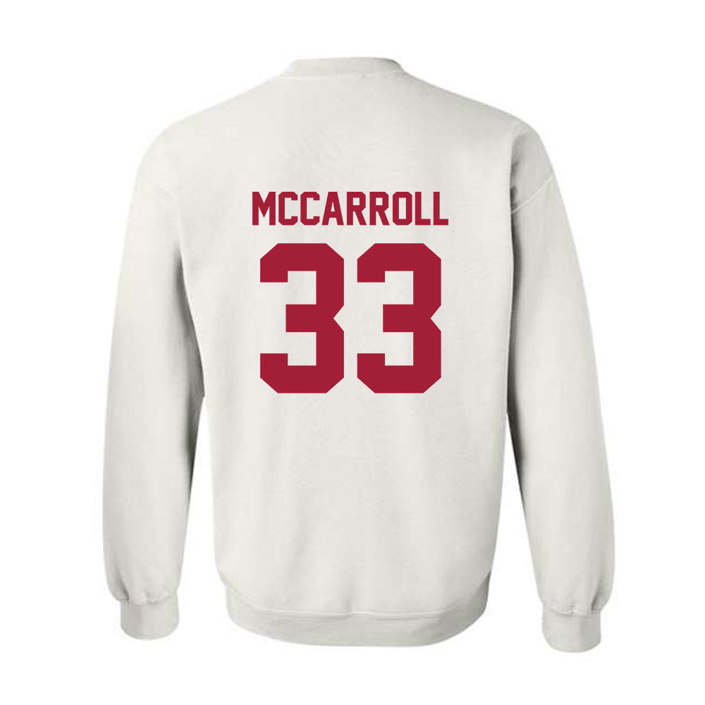 Arkansas - NCAA Women's Volleyball : Maggie McCarroll - Generic Shersey Crewneck Sweatshirt-1