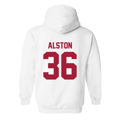 Arkansas - NCAA Football : Brian Alston - Generic Shersey Hooded Sweatshirt-1