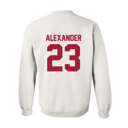Arkansas - NCAA Women's Volleyball : Aleki Alexander - Generic Shersey Crewneck Sweatshirt