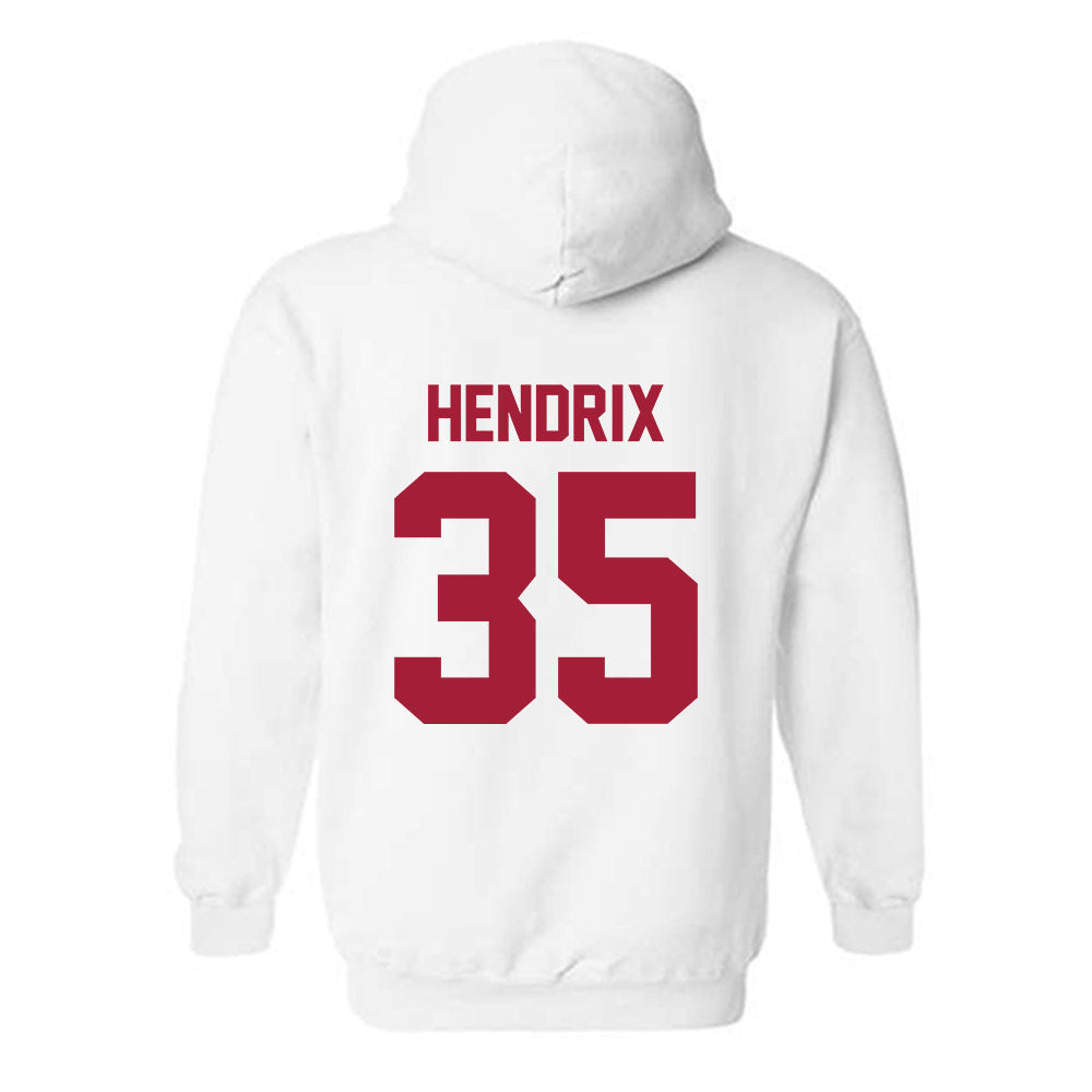 Arkansas - NCAA Football : Hutson Hendrix - Generic Shersey Hooded Sweatshirt-1