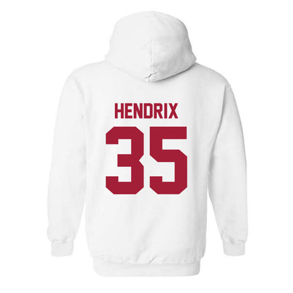 Arkansas - NCAA Football : Hutson Hendrix - Generic Shersey Hooded Sweatshirt-1
