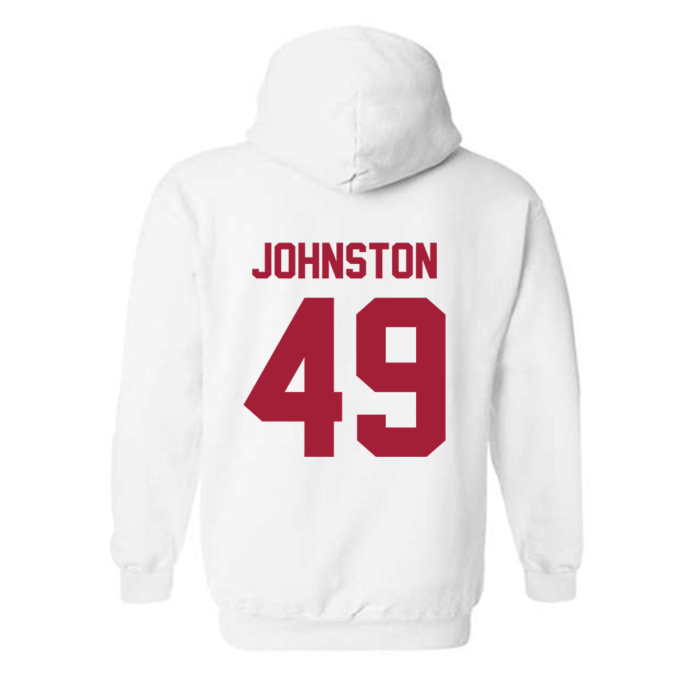 Arkansas - NCAA Football : Adam Johnston - Generic Shersey Hooded Sweatshirt-1