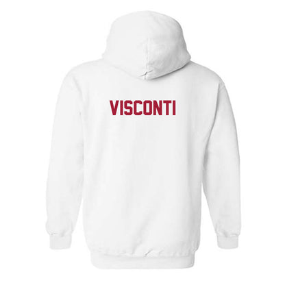 Arkansas - NCAA Women's Gymnastics : Sabrina Visconti - Generic Shersey Hooded Sweatshirt-1