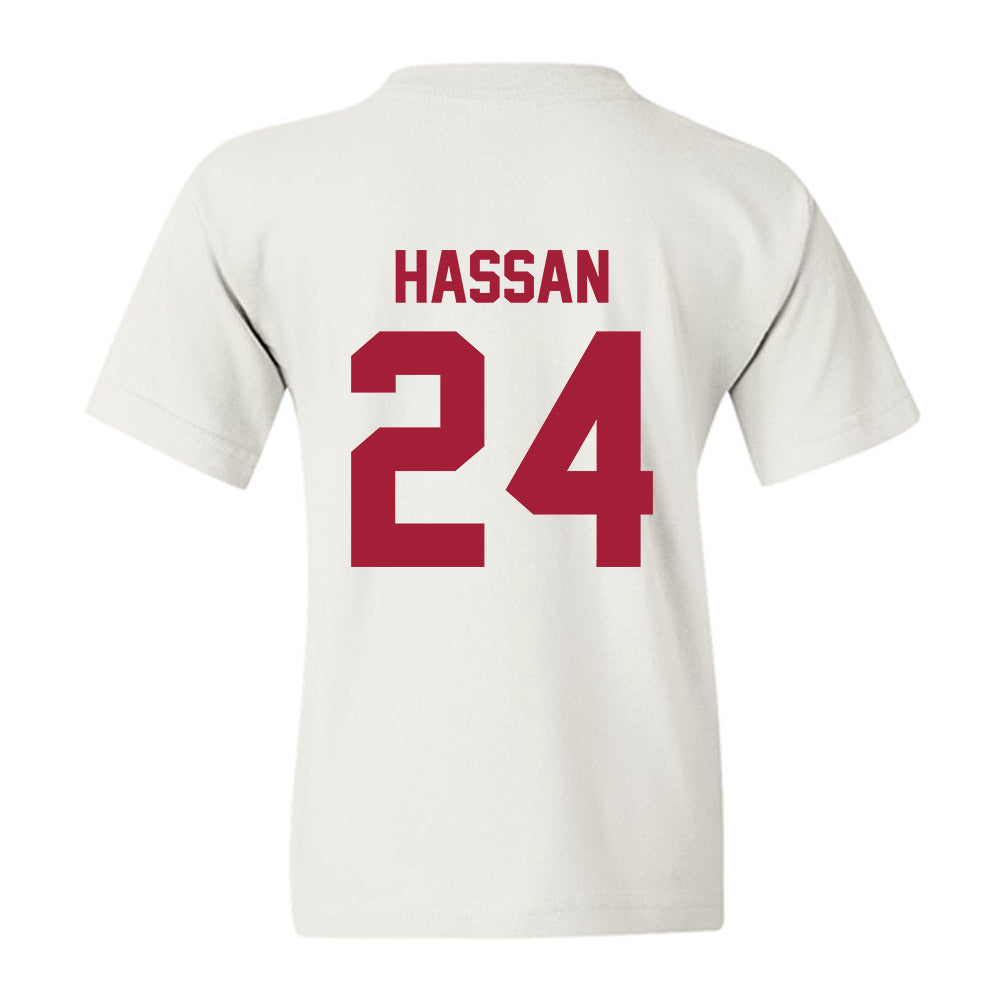 Arkansas - NCAA Women's Basketball : Aisha Hassan - Generic Shersey Youth T-Shirt-1