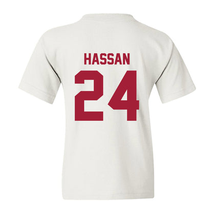 Arkansas - NCAA Women's Basketball : Aisha Hassan - Generic Shersey Youth T-Shirt-1