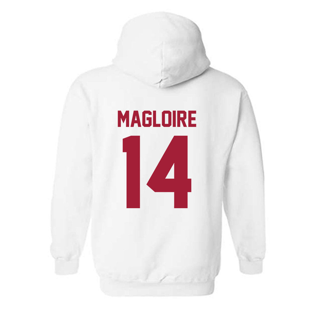 Arkansas - NCAA Football : Kyeaure Magloire - Generic Shersey Hooded Sweatshirt-1