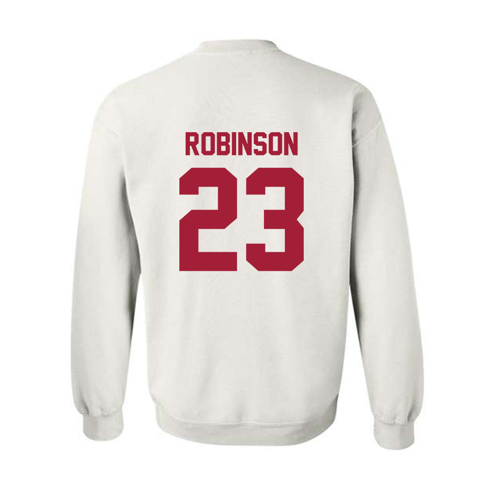 Arkansas - NCAA Women's Basketball : Emily Robinson - Generic Shersey Crewneck Sweatshirt-1