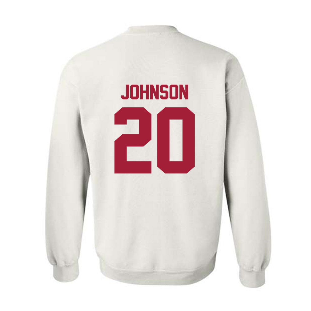 Arkansas - NCAA Football : Jahiem Johnson - Generic Shersey Crewneck Sweatshirt-1