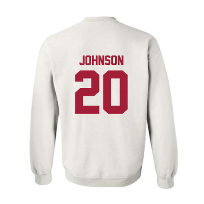 Arkansas - NCAA Football : Jahiem Johnson - Generic Shersey Crewneck Sweatshirt-1
