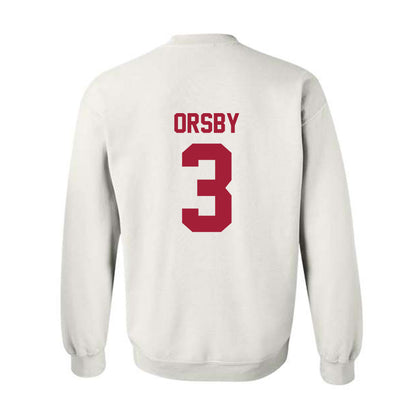 Arkansas - NCAA Women's Basketball : Allannah Orsby - Generic Shersey Crewneck Sweatshirt-1